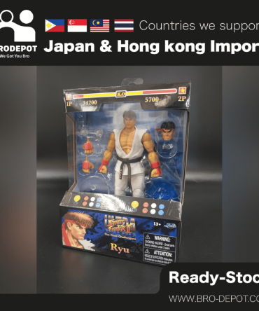 [Back-Order] Jada Toys 6" Street Fighter Ryu Action Figure (SDG no. 253252025) White Window Box