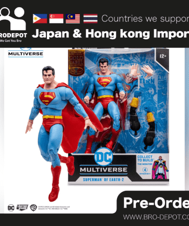 [Ready stock]McFarlane DC BUILD-A 7IN FIGURES - CRISIS ON INFINITE EARTHS - KID FLASH/ PSYCHO PIRATE/SPECTRE/SUPERMAN (GOLD LABEL)