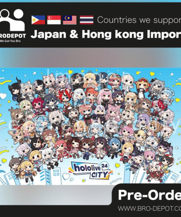 [Pre-Order: 2025.01] Bandai Carddass hololive CITY'24 Die-cut Sticker Set Vol.1