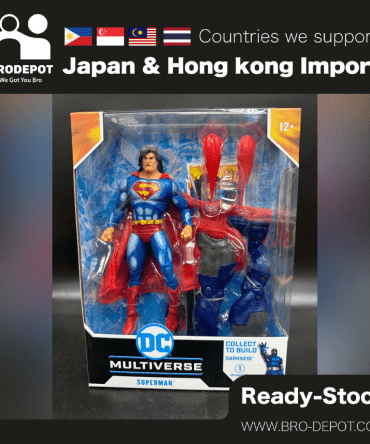 [Ready stock]McFarlane DC BUILD-A WITH MEGAFIG - JUSTICE LEAGUE TASK FORCE - SUPERMAN (GOLD LABEL)