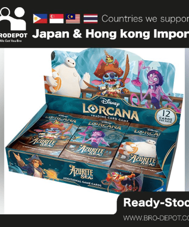 [Ready stock] Disney Lorcana: Azurite Sea Booster Box (24 Packs)