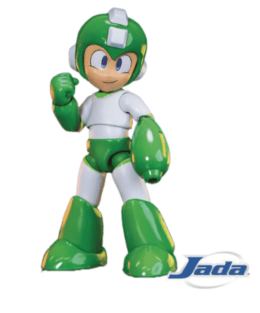 [Ready Stock]Jada Toys 4.5" Mega Man Hyper Bomb Action Figure Green Window Box