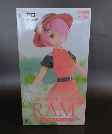 [Ready Stock]Furyu TRIO-TRY-IT Re:Zero Starting Life in Another World RAM "RETRO STYLE" STATUE