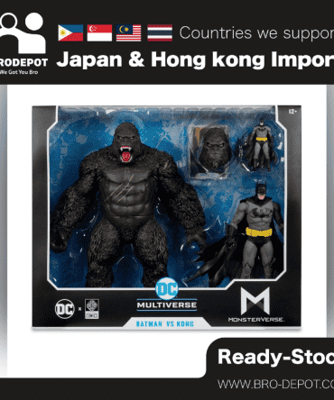[Ready stock] McFarlane DC JUSTICE LEAGUE MONSTERVERSE 2PK - BATMAN VS KONG