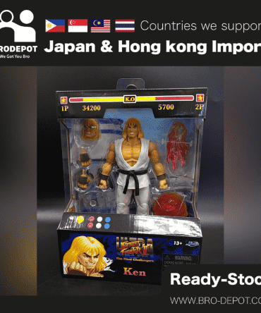 [Ready stock] Jada Toys Street Fighter Ken (Player 2) Action Figures