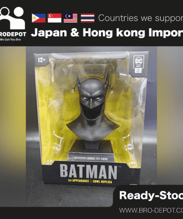 [Ready stock] McFarlane DC DIRECT - PROP REPLICA WV2 - 1:3RD SCALE BATMAN 1ST APPEARANCE COWL