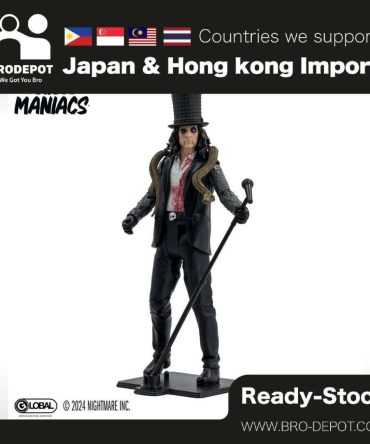 [Ready Stock] McFarlane Music Maniacs - Metal: 6 Inch Action Figure - Alice Cooper