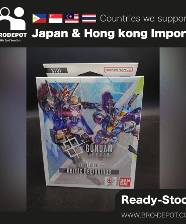 [Ready stock] Bandai Carddass Gundam Card Game Start Deck  Heroic Beginnings【ST01】[JP] [Box]