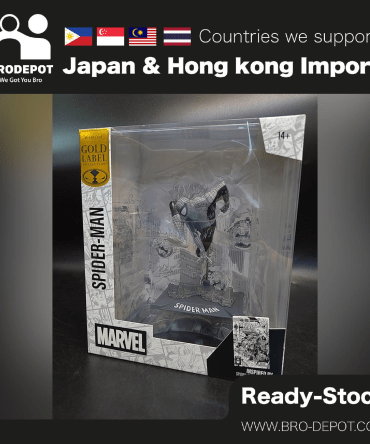[Ready Stock] McFarlane MARVEL COLLECTION 1:10TH - SPIDERMAN(LINE-ART)(GOLD LABEL)