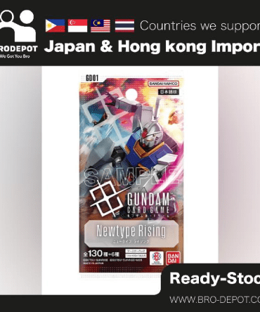 [Ready stock Reprint] Bandai Carddass Gundam Card Game Booster Pack Newtype Rising【GD01】[JP] [Box]