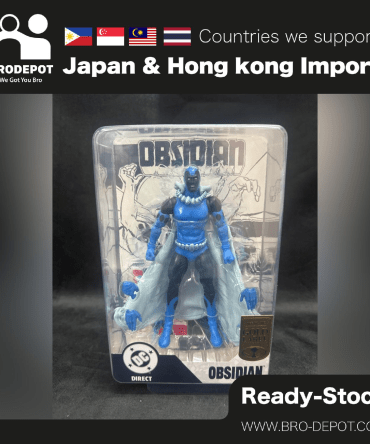 [Ready Stock] McFarlane DC DIRECT 7IN FIGURE WITH COMIC - OBSIDIAN (CHASE)