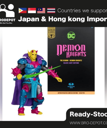 [Ready stock] McFarlane DC MULTIVERSE 7IN - DEMON (BLACK LIGHT)(GOLD LABEL)