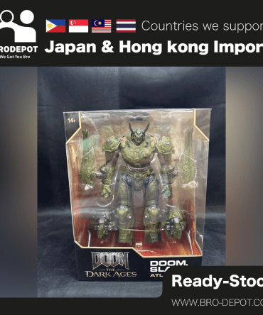 [Ready Stock] McFarlane DOOM 12 IN - DOOM SLAYER MECH SUIT The Dark Ages Doom Slayer Atlan
