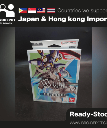 [Ready stock] Bandai Carddass Gundam Card Game Start Deck Wings of Advance【ST02】[JP] [Box]