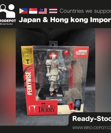 [Ready Stock] McFarlane MOVIE MANIACS 6IN POSED - WELCOME TO DERRY WV1 - PENNYWISE