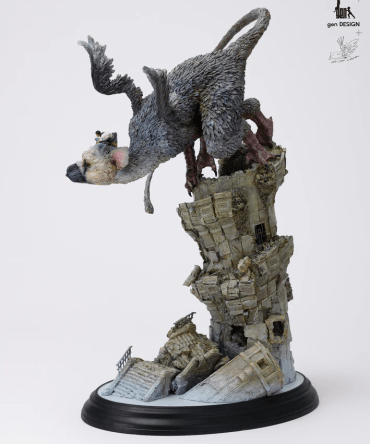 Kotobukiya (GN198) TORCH TORCH + GenDESIGN + Akishi Ueda/ The Last Guardian: Trico Art Cold Cast Statue