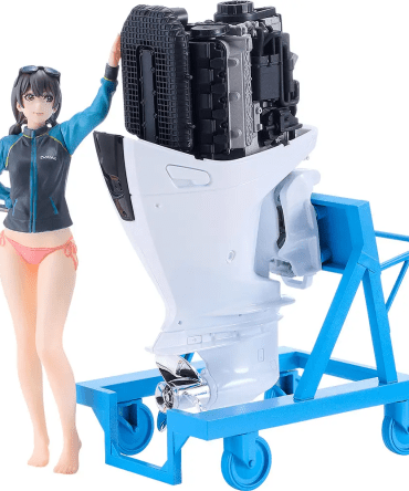 Max Factory 1/20 PLAMAX MF-97 minimum factory Minori with Honda BF350 Grand Prix White