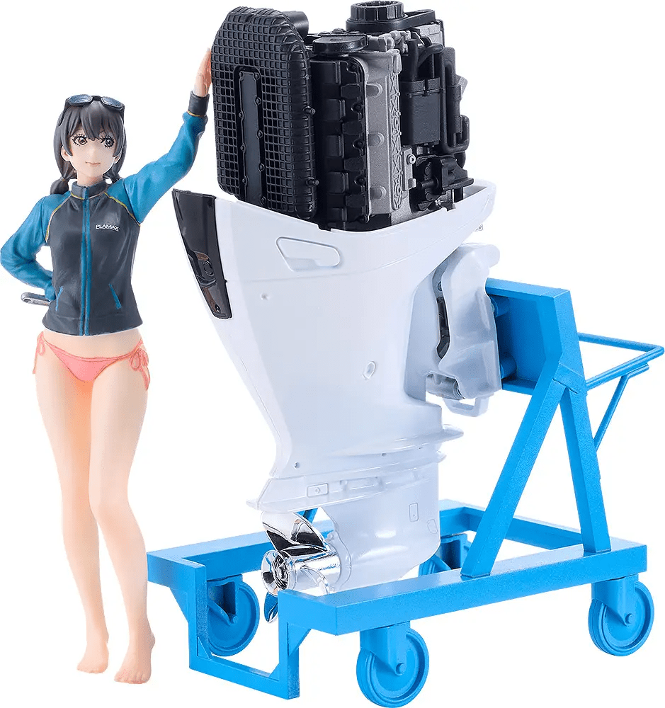 Max Factory 1/20 PLAMAX MF-97 minimum factory Minori with Honda BF350 Grand Prix White