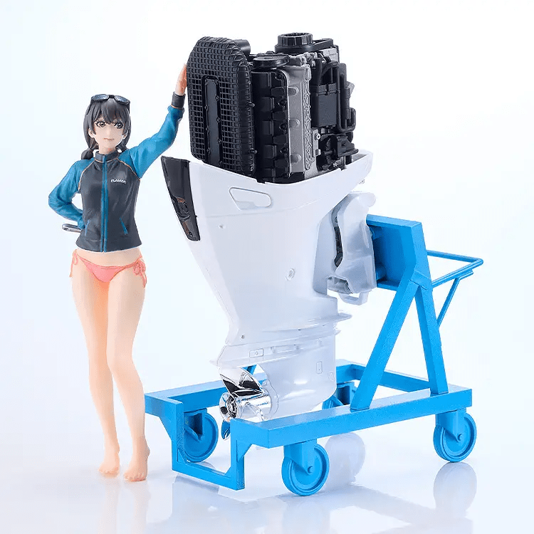 Max Factory 1/20 PLAMAX MF-97 minimum factory Minori with Honda BF350 Grand Prix White - Image 2