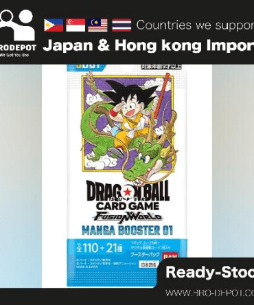 [Ready stock] Bandai Carddass Dragon Ball Super Card Game Fusion World MANGA BOOSTER 01 [SB01] [Box] [Reprint]