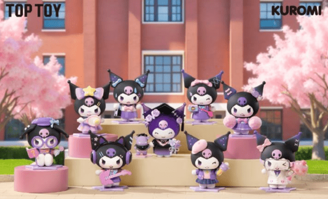 Sanrio Kuromi School Diary Series Figures Blind Box