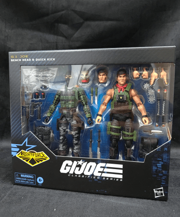 [Ready Stock] HASBRO - G.I.Joe Classified Series 164 Night Force Beach Head and Quick Kick