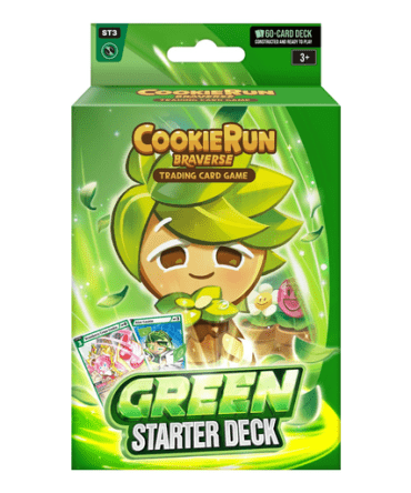 [Ready Stock] Devsisters【ST-3】CookieRun Card Game Starter Deck - GREEN (REPRINT) [Case]