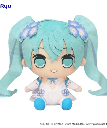 FuRyu Hatsune Miku KYURUMARU Plush Toy Flower Fairy Nemophila