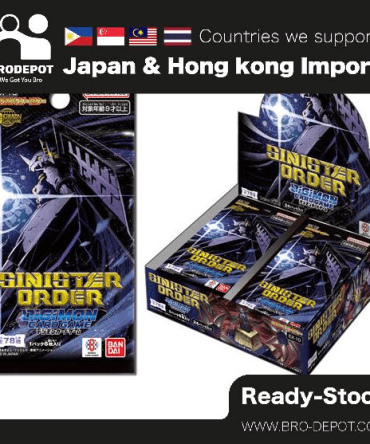 [Ready stock] Bandai Carddass DIGIMON CARD GAME EXTRA BOOSTER SINISTER ORDER [EX-10] [Box]