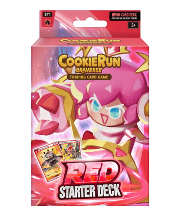 [Ready Stock] Devsisters【ST-1】CookieRun Card Game Starter Deck - RED (REPRINT) [Case]