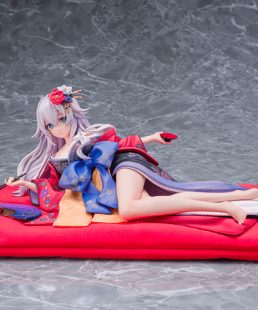 KADOKAWA Game Linkage Neptunia x SENRAN KAGURA: Ninja Wars Black Heart Kimono Ver. 1/7 Complete Figure