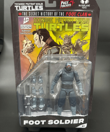 [Ready Stock] McFarlane TMNT 5IN FIGURE WITH COMIC WV1 - FOOT SOLDIER