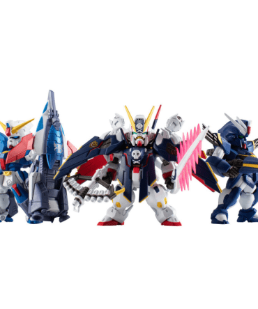 Premium Bandai Candy Toy FW GUNDAM CONVERGE MOBILE SUIT CROSSBONE GUNDAM STEEL SEVEN B TEAM SET W/O GUM
