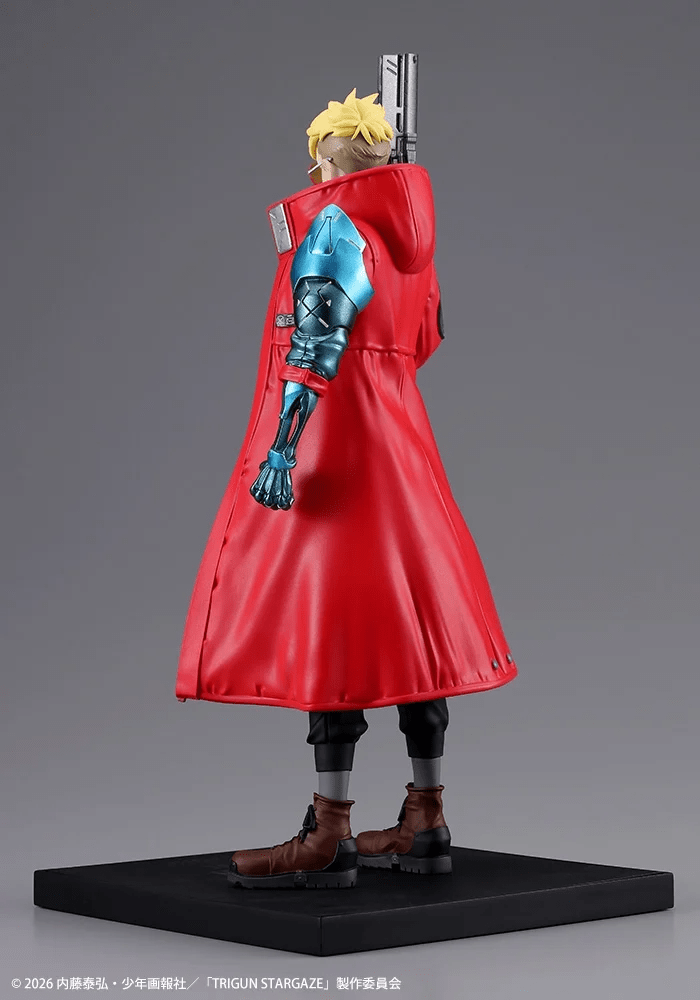 Kotobukiya (GP012) Trigun Stampede: Vash the Stampede Trigun Stampede Oshi Works 1/7 Pre-Painted PVC Statue - Image 4