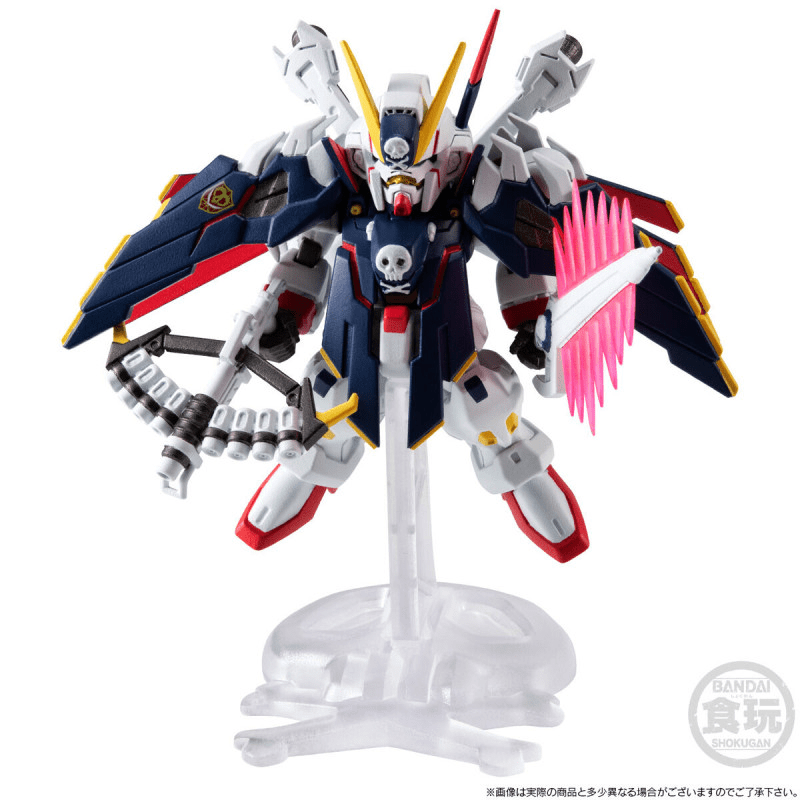 Premium Bandai Candy Toy FW GUNDAM CONVERGE MOBILE SUIT CROSSBONE GUNDAM STEEL SEVEN B TEAM SET W/O GUM - Image 5