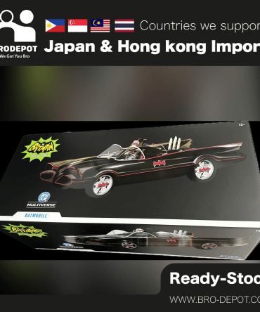 [Ready stock] McFarlane DC MULTIVERSE VEHICLES - BATMOBILE (BATMAN 1966)