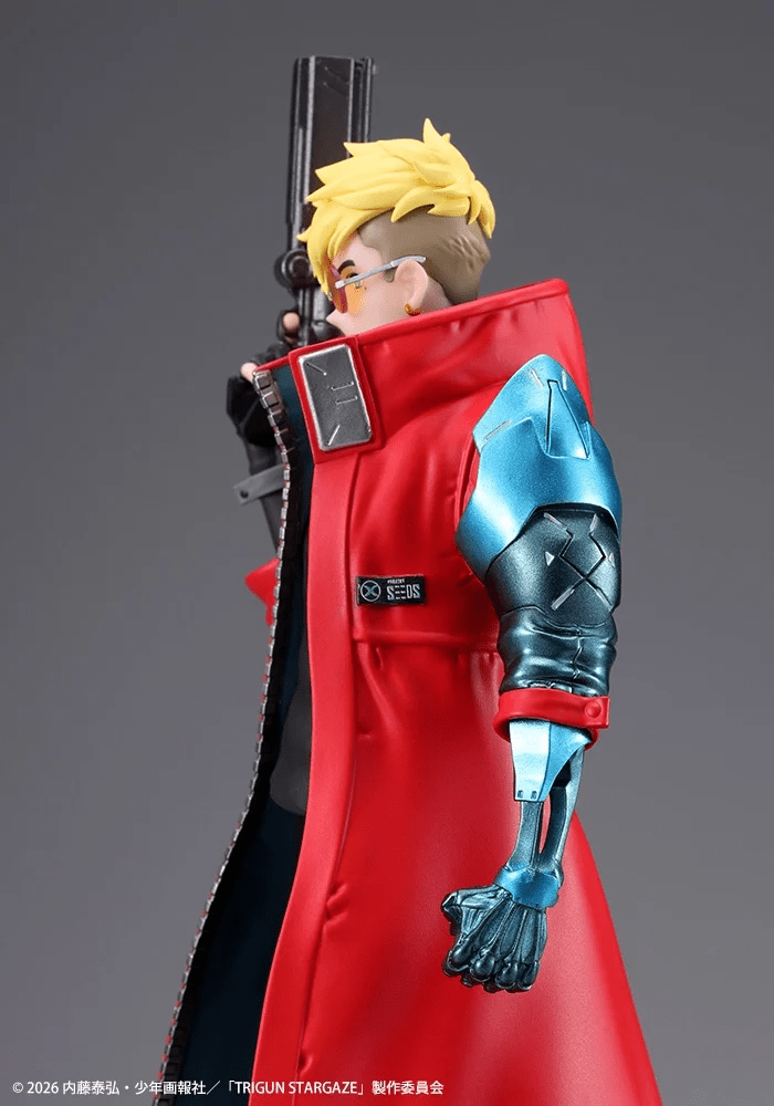 Kotobukiya (GP012) Trigun Stampede: Vash the Stampede Trigun Stampede Oshi Works 1/7 Pre-Painted PVC Statue - Image 10