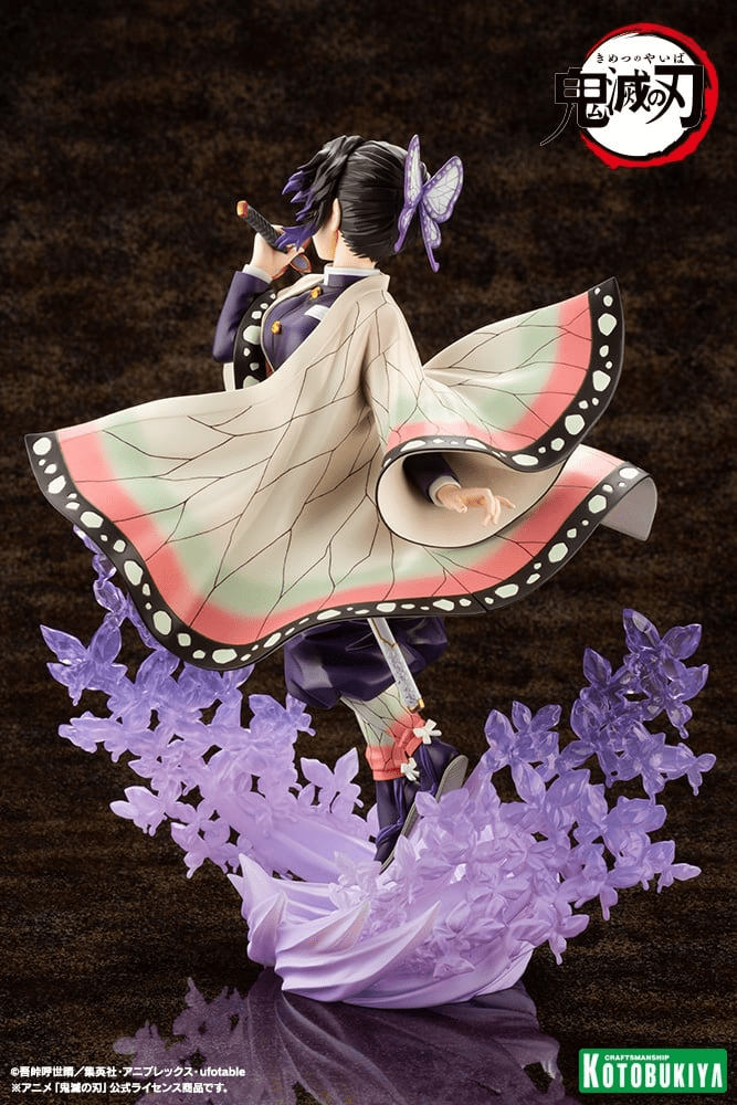 Kotobukiya (PV418) Demon Slayer: Kimetsu no Yaiba ARTFX J Shinobu Kocho Pre-Painted PVC Statue (Re-run) - Image 5