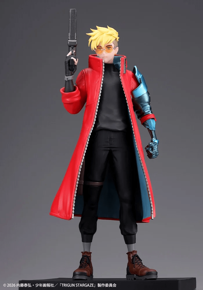 Kotobukiya (GP012) Trigun Stampede: Vash the Stampede Trigun Stampede Oshi Works 1/7 Pre-Painted PVC Statue - Image 8