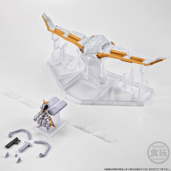 Premium Bandai Candy Toy FW GUNDAM CONVERGE MOBILE SUIT CROSSBONE GUNDAM STEEL SEVEN ANGEL DIONA & ICARUS SET W/O GUM - Image 3