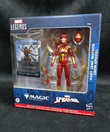 [Ready Stock] Marvel Legends Series Magic: The Gathering Mary Jane Watson (Iron Spider) (With Card)
