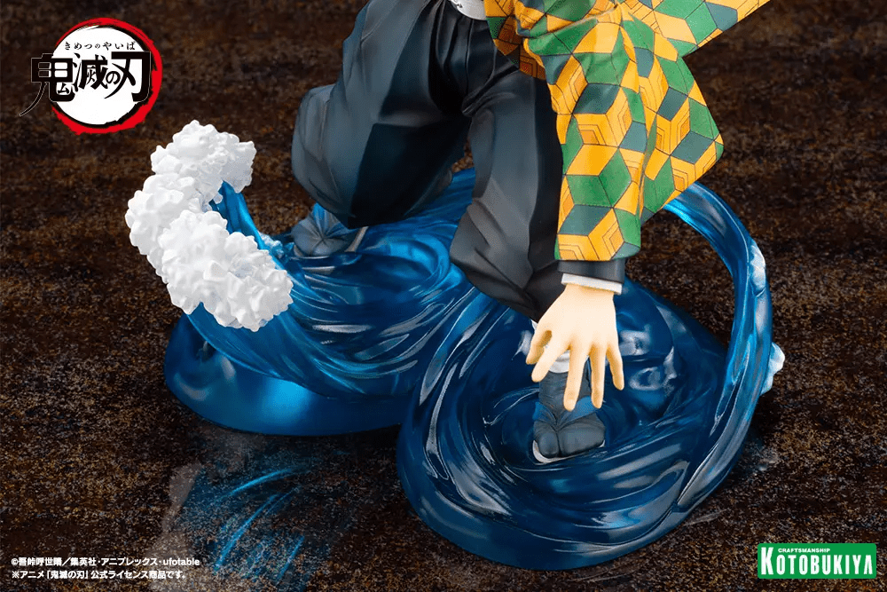 Kotobukiya (PV417) Demon Slayer: Kimetsu no Yaiba ARTFX J Giyu Tomioka 1/8 Pre-Painted PVC Statue (Re-run) - Image 11
