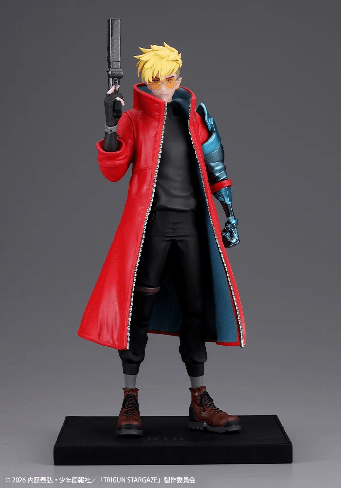 Kotobukiya (GP012) Trigun Stampede: Vash the Stampede Trigun Stampede Oshi Works 1/7 Pre-Painted PVC Statue - Image 2
