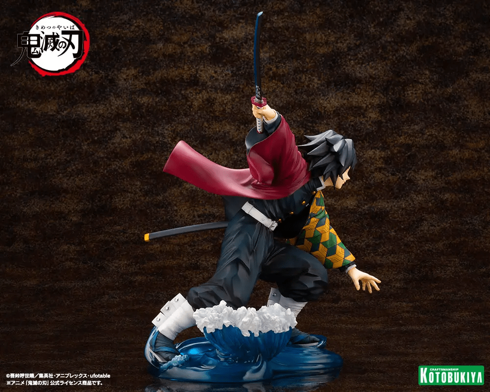Kotobukiya (PV417) Demon Slayer: Kimetsu no Yaiba ARTFX J Giyu Tomioka 1/8 Pre-Painted PVC Statue (Re-run) - Image 8