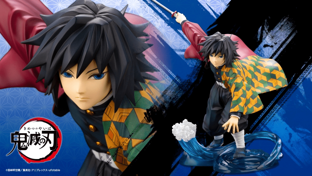 Kotobukiya (PV417) Demon Slayer: Kimetsu no Yaiba ARTFX J Giyu Tomioka 1/8 Pre-Painted PVC Statue (Re-run)