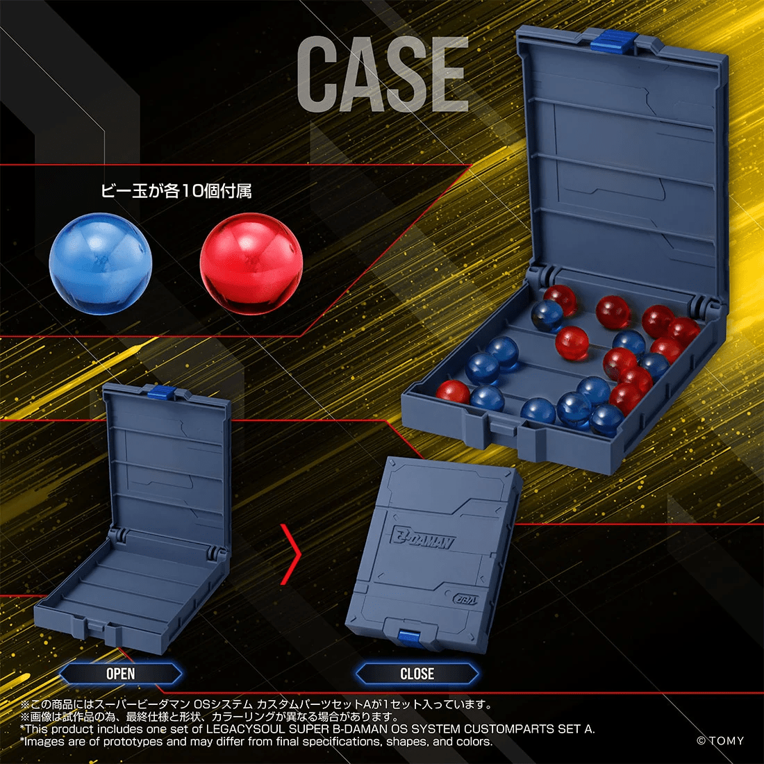 Takara Tomy Mall Exclusive LEGACYSOUL Super B-Daman OS System Custom Parts Set A - Image 5