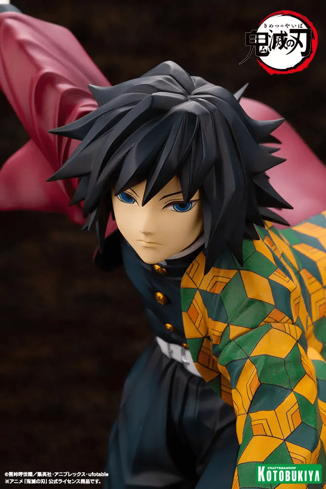 Kotobukiya (PV417) Demon Slayer: Kimetsu no Yaiba ARTFX J Giyu Tomioka 1/8 Pre-Painted PVC Statue (Re-run) - Image 10