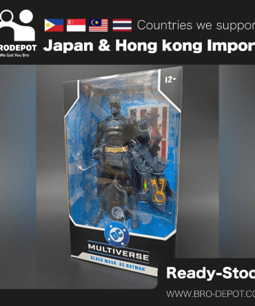 [Ready stock] McFarlane DC MULTIVERSE 7IN - BLACK MASK AS BATMAN (BATMAN MADHOUSE)