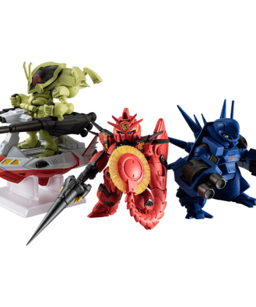 Premium Bandai Candy Toy FW GUNDAM CONVERGE Mobile Suit Crossbone Gundam STEEL SEVEN A TEAM SET W/O GUM