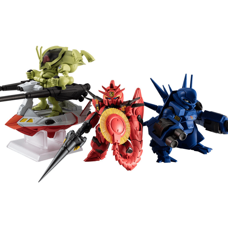 Premium Bandai Candy Toy FW GUNDAM CONVERGE Mobile Suit Crossbone Gundam STEEL SEVEN A TEAM SET W/O GUM